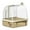 Direct insert versio-Coffee color, variant on Parrots Bathing Tub, Auto Pumping Bird Fountain, Adjustable Flowing for Bird Pet Circulating Fountain