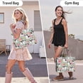 thumbnail image 6 of Large Capacity Tote Bag,Shih Tzu Dog and Flower Floral Handbag Fashion Luxury Tote Bag,15.7"x13"x 5.1" Inches,Laptop Compatible, 6 of 6