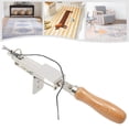 thumbnail image 5 of Dwellnix Tufting Tool Manual Tufting Carpet Tool Stainless Steel Wood Adjustable Silver, 5 of 7