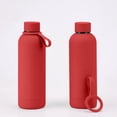 thumbnail image 2 of 500ml Portable Outdoor Sports Water Bottle Stainless Steel Small Mouth Insulated Cup with Portable Handle, 2 of 3
