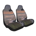 thumbnail image 2 of Salouo Black Dragon Cliff Dawn Pattern Car Seat Covers,Universal Car Seat Protectors Easy to Install Car Cover Car Accessories Auto/rucks/Van/SUV-1, 2 of 9