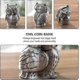 thumbnail image 5 of Metal Piggy Bank, Animal Shape Piggy Bank, Owl Piggy Bank For Kids And Adult Coin Collection1pcs-silver, 5 of 5