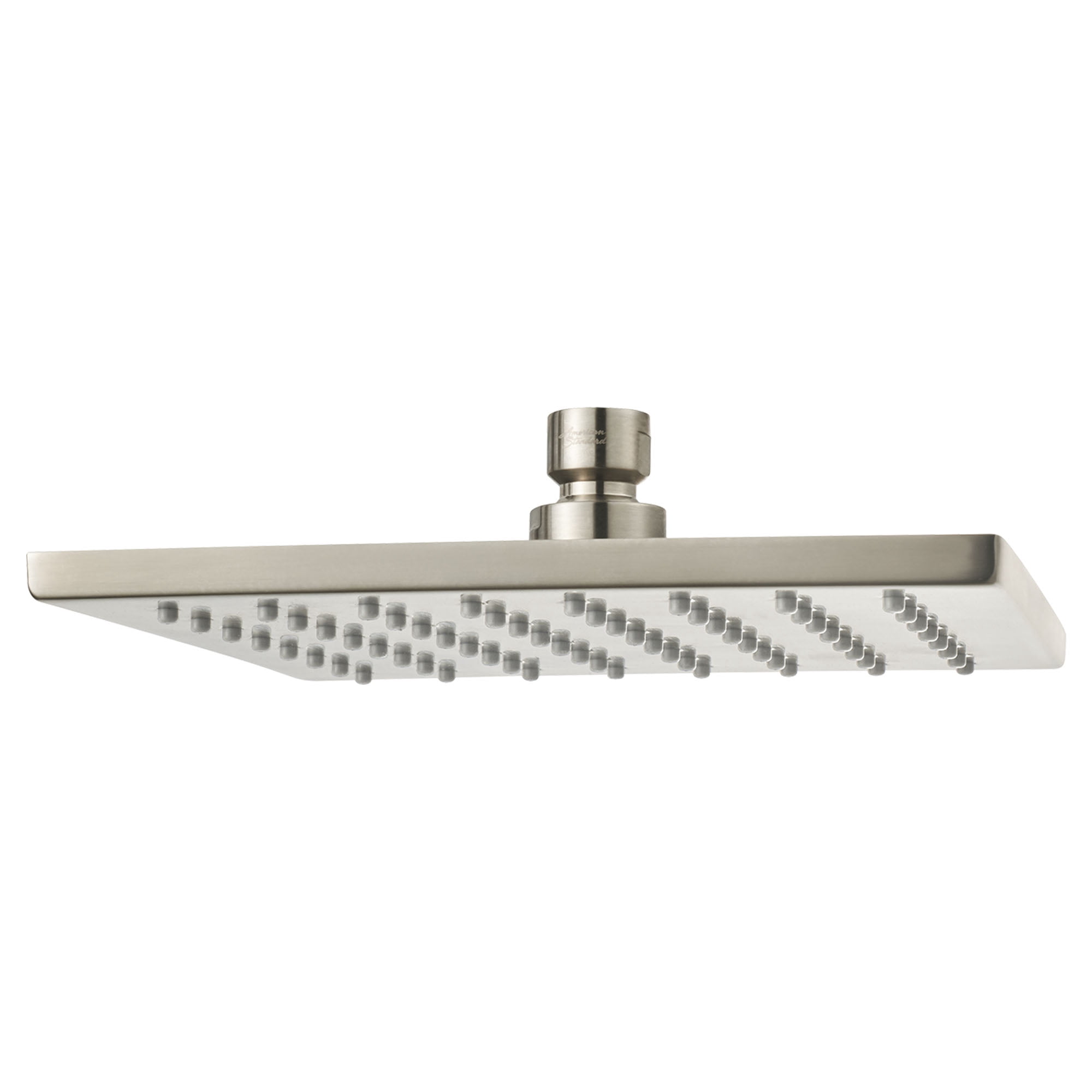 American Standard 8-in Square Rain Shower Head 1.8 GPM in Brushed Nickel