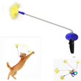 thumbnail image 2 of Funny Cat Stick Plastic Funny Cat Toy Collar Feather Spring Funny Stick Pet Funny Toyblue, 2 of 5