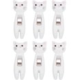thumbnail image 1 of Pack Of 6 Plastic Beach Towels Clips Windproof Plastic Towel Clips Plastic Clipswhite, 1 of 5