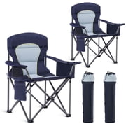 Sophia and William, Camping Chairs, 450Lb Capacity, Oversized Foldable ...