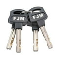 thumbnail image 4 of FJM Security SPSA80-KA 3-1/8" Triple Chrome Plated D-Shaped Security Padlock, Keyed Alike, 4 of 7