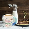 thumbnail image 2 of Raindrops Mermaid Coffee Cup Cute Coffee Cup Ceramic Coffee Mug Funny Coffee Mug for Women(400ml), 2 of 8