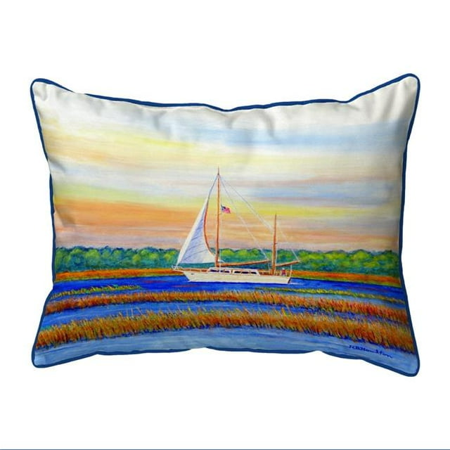 Betsy Drake ZP1075 20 x 24 Po. Marais Voile Extra Grand Oreiller Intérieur et Extérieur à Cordon