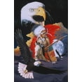 thumbnail image 2 of Stevenson, Graeme 13x18 White Modern Wood Framed Museum Art Print Titled - Eagle Warrior, 2 of 4