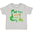 thumbnail image 3 of Inktastic My Nani Loves Me Grandson Dinosaur Boys Toddler T-Shirt, 3 of 5