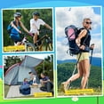 thumbnail image 6 of 3 Pcs 0 Degree Camping Sleeping Bags Bulk for Adults Kids, Warm Weather Youth Sleeping Bags for Boys Girls Ages 8-12, Portable Compact with Compression Sack for Hiking Backpacking Outdoor, 6 of 7