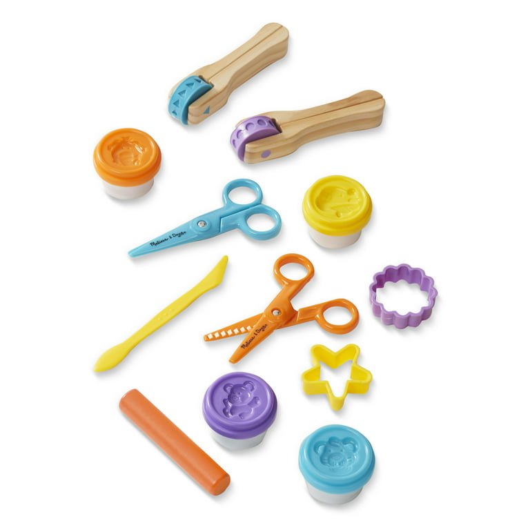 Play Dough Wooden Tool Set With Mats - Wooden Toys Canada - Ava's