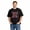 Black-124, variant on Naples Florida Palm Circle Girl Dad Graphic T-Shirt for Men 100% Cotton Soft Breathable Short Sleeve Crewneck Casual Comfort Tee Durable Everyday Wear Gift for Fathers and New Dads