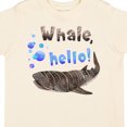 thumbnail image 4 of Inktastic Whale, Hello Cute Whale Shark with Bubbles Boys or Girls Toddler T-Shirt, 4 of 5