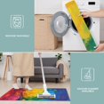 thumbnail image 6 of Colorful Abstract Pattern Kitchen Rugs Sets Of 3,Kitchen Runner Rugs Non Skid Washable,Decorative Kitchen Floor Mats for Kitchen,Sink,Laundry,17"x30"+ 17"x47" + 17"x59", 6 of 6
