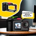 thumbnail image 2 of for Action 3/4/5 Pro Magnetic Quick Release Aluminum Alloy Rabbit Cage Metal Street Vlog Grip Protective Frame Action Camera Photography Cage Accessory, 2 of 8