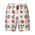 thumbnail image 5 of Rocae Strawberry for Men's Swim Trunks Quick Dry With Two Side Pockets and One Lined Patch PocketXX-Large, 5 of 9