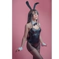 thumbnail image 3 of Disfraz de conejito para mujer, disfraz de chica conejito Senpai, mono de una pieza, falda, cuello, anillos de manga y tocado, talla única, 3 of 4