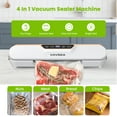 thumbnail image 5 of VAVSEA Vacuum Sealer, 62Kpa Food Sealer Machines with 4 Modes, Dry/Draw/Seal/Vac and 10Pcs Bags Starter Kit for Dry & Moist Food Storage Sous Vide for Kitchen, 5 of 10