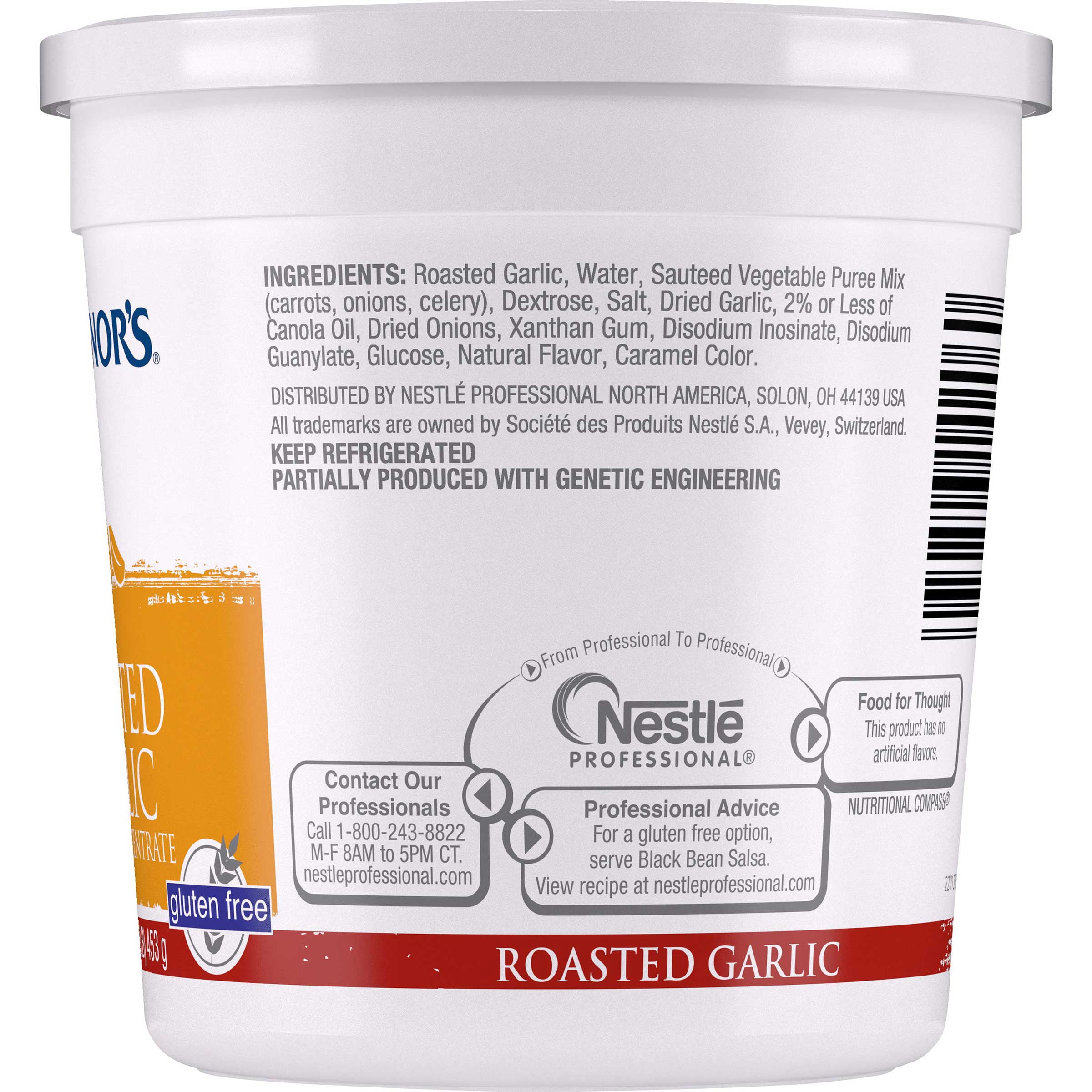Nestle Minors Roasted Garlic Flavor Concentrate, 1 Pound - 6 per case.