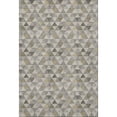 thumbnail image 4 of HomeRoots 651251 3 x 5 ft. Taupe Gold & Ivory Geometric Washable Machine Made Rectangle Area Rug with UV Protection, 4 of 9