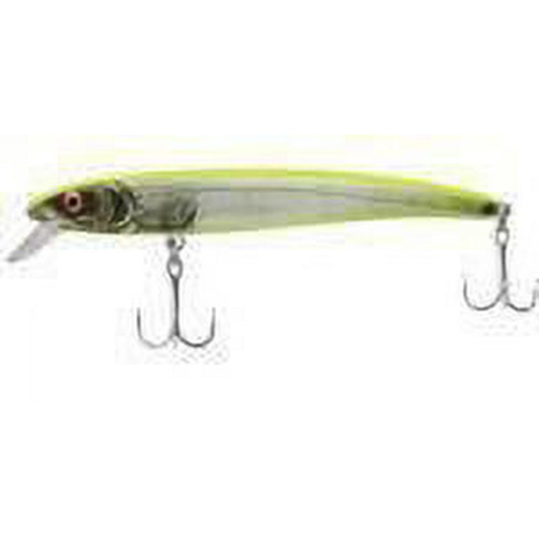 Bomber 5 large topwater walk the dog Chartreuse lure saltwater