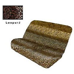 Universal Fit Animal Print Bench Seat Cover Leopard Walmart Com