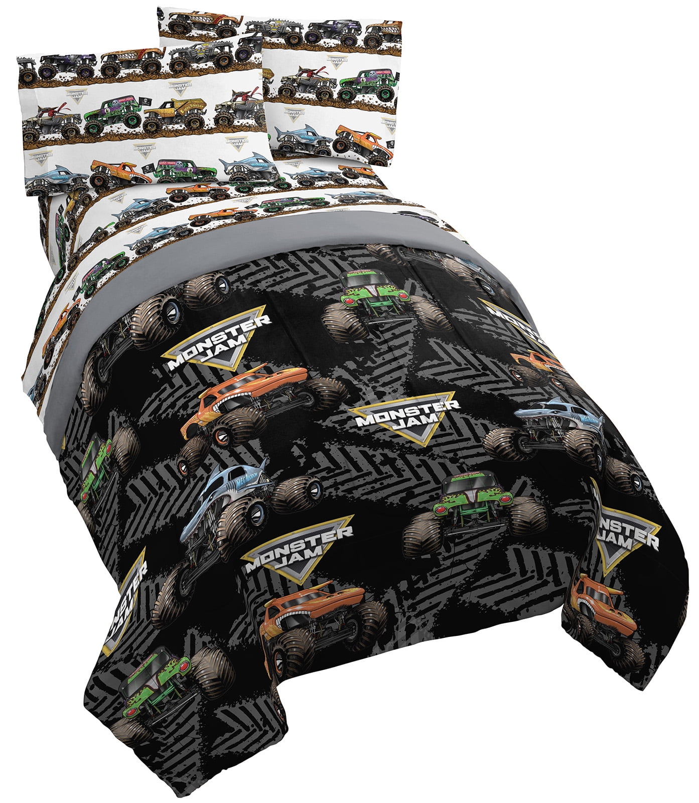 Monster jam duvet cover best sale