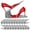 Grey-20pack, variant on White 36pack Shoe Slots Organizer, Adjustable Stackable Closet Storage