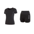 thumbnail image 5 of Gamivast 5 Piece Workout Sets for Women Gym Clothes Zip Hoodie Tee Sports Bra Shorts & Leggings Yoga Fitness Outfits Athletic Wear Running Suits, 5 of 6
