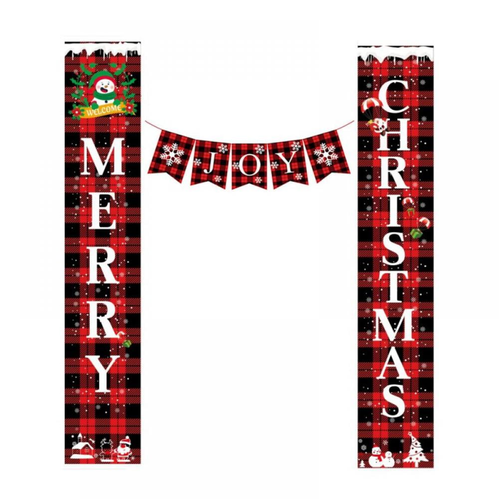 Merry Christmas Banner, Christmas Decorations Outdoor, Christmas Banner
