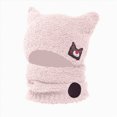 thumbnail image 5 of Beanie Knitted Hats for Toddler Kids 1-3 Years Toddler Soft Solid Cute Hats with Ear Kids Winter Hat, 5 of 5