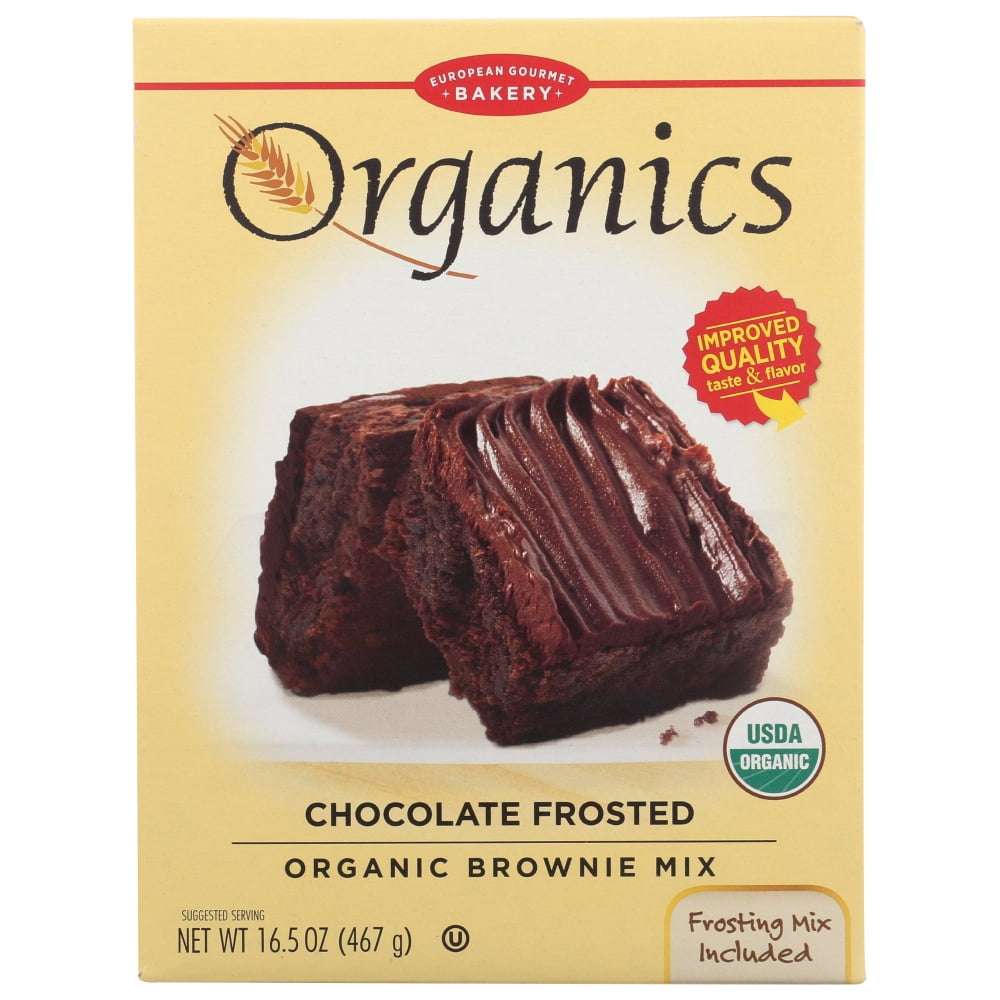 (8 Pack) European Gourmet Bakery Organic Frosted Brownie Mix Frosted