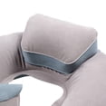 thumbnail image 3 of Almohada de cuello en forma de U Zulema Almohada inflable de la forma de U Gris, 3 of 7