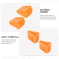 thumbnail image 2 of Shisuyan Non Skid Ladder Feet Pad Orange 2Set 3.7X2.5X2.5In, 2 of 9