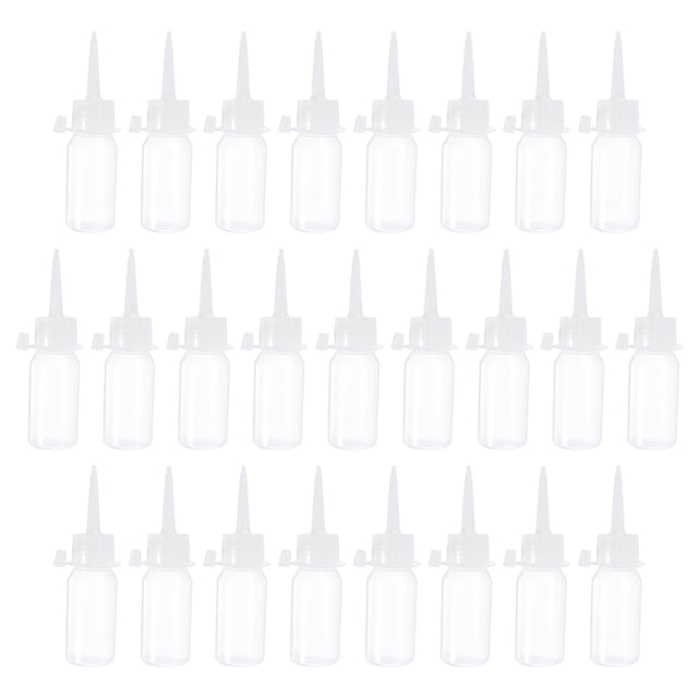 Miangastore 25pcs Sewing Machines Oil Bottles Oil Containers Pointed Nozzle Oil Holders