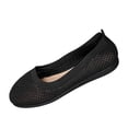 thumbnail image 2 of Tqyyweavej Women's Mesh Flats Slip On Closed Toe Dressy Mules Versatile Comfortable Breathable Ballet Shoes, Gifts for Women 36-43, 2 of 10