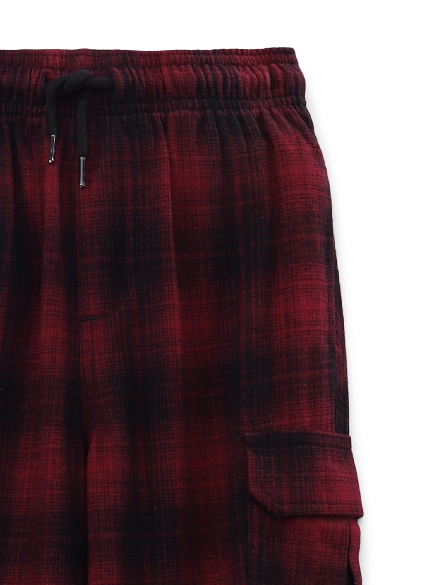 Weekend Academy Boys Flannel Cargo Pants, Sizes 4-18