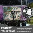 thumbnail image 4 of Jeiento Butterfly Trailer Propane Tank Cover Soft Camper Propane Tank Protector Fit for Dual 20lb Tanks Vintage Boho Floral Gas Cylinder Cover with Zipper Decor Accessory, 4 of 7