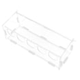 thumbnail image 4 of LEORX chicken acrylic container Acrylic for Outdoor Feeding 1Pack, 4 of 8