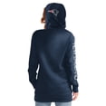 thumbnail image 2 of Women's G-III 4Her by Carl Banks Navy New England Patriots Extra Inning Pullover Hoodie, 2 of 2