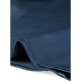 thumbnail image 5 of INSPIRE CHIC Satin Dress for Women's Ruched Front Elegant Wedding Guest Wide Straps Party Split Maxi Dresses XL Navy Blue, 5 of 6