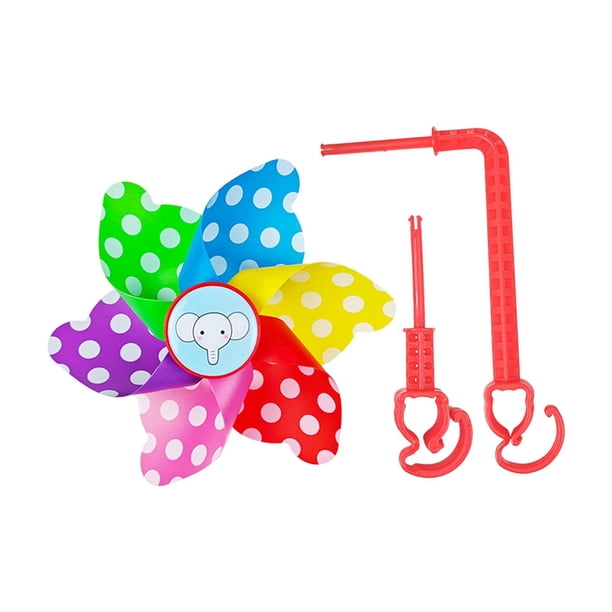 Manillar de bicicleta para niños Molino de viento Accesorios de bicicleta Decoración ligera Novedad Juguete para niños Molinillo de bicicleta Decoración de bicicleta Elefante