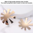 thumbnail image 2 of Graflsoa Rose Gold Stainless Steel French Nail Shaping Plate - H Type, Compact & Lightweight for Precision Nail Art, 2 of 7