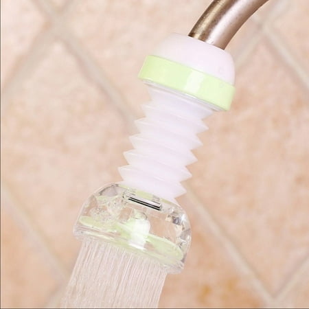 

JINGT Adjustable 360°Green Kitchen Splash-Proof Shower Head Water Filter Tap Water Saver