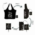 thumbnail image 3 of IVILLAGE Foldable Reusable Polyester Bags for Shopping and Daily Essentials | Stylish Designer Tote and Shopper Bag | Compact, Lightweight, and Eco-Friendly with 12Kg Capacity, 3 of 5