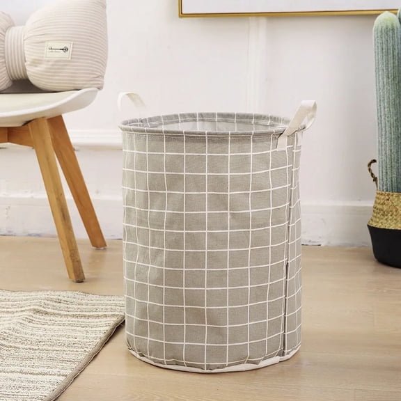 Waterproof Laundry Basket, Portable Dirty Clothes Hamper, Large Capacity Toy & Clothing Storage Organizer for Home Bedroom Bathroom