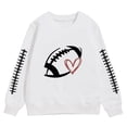 thumbnail image 4 of Zwiiyzr 1-12Y Pullover Sweatshirts for Kids Baby Girl Boy Crewneck Long Sleeve Pullover Graphic Baby Clothes White, 4 of 4