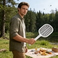 thumbnail image 6 of Electric Fly Swatter & Mosquito Zapper – High-Density Mesh, Rechargeable Handheld Bug Zapper for Indoor/Outdoor Use, Instant Pest Elimination, 1Pc, 6 of 7